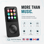 MP3Gear Portable MP3 Player – 1.8” Bluetooth 5.4 Music Player with FM Radio, Recorder & E-Book Support