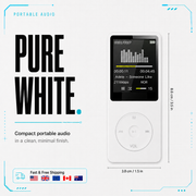 MP3Gear Portable MP3 Player – 1.8” Bluetooth 5.4 Music Player with FM Radio, Recorder & E-Book Support